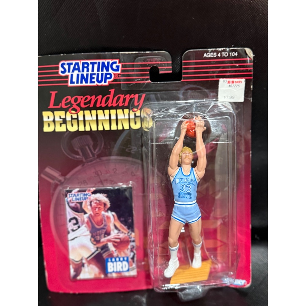 1997 Kenner Starting Lineup Larry Bird Indiana State Legendary Beginnings Figure